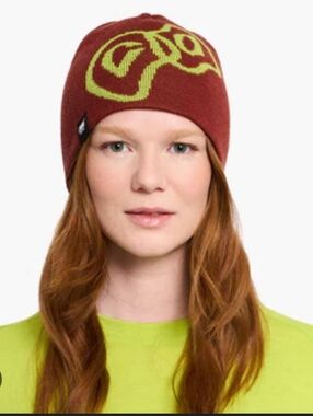 CIELE Athletics Beanie Unisex 100% Merino Wool Onesize Acticewear Brown Green